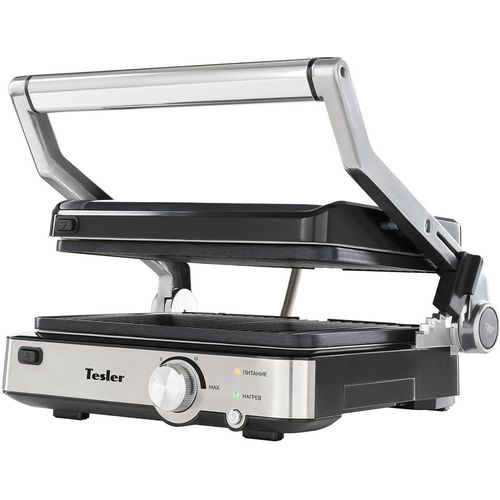 Электрогриль TESLER EG-205, серебристый