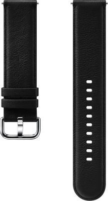 Ремешок Samsung Galaxy Watch Leather Band ET-SLR82MBEGRU для Samsung Galaxy Watch Active/Active2, черный