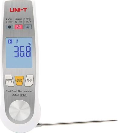 Контактный термометр UNI-T A63, инфракрасный