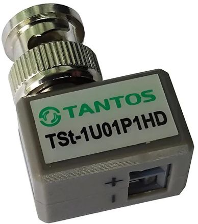 Приемопередатчик BNC TANTOS TSt-1U01P1HD,  серый [00-00034636]