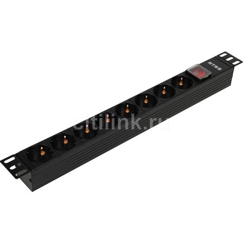 Блок распределения питания NTSS NTSS-PDU-DA1015, горизонт.размещ., SchukoХ8, Тип вход. тока 10A