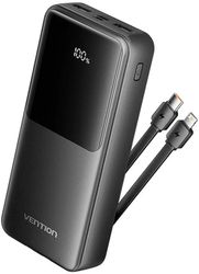 Внешний аккумулятор (Power Bank) VENTION FHPB0,  20000мAч,  черный