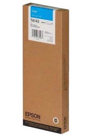 Картридж Epson T6142, голубой / C13T614200