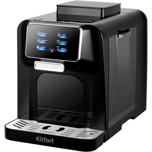 Кофемашина автоматическая KitFort КТ-7424, 19Бар, черный