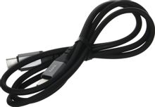 Изображение товара Кабель Hoco Spear,  USB Type-C (m) -  USB Type-C (m),  1м,  3A,  черный [x86 type-c to type-c]