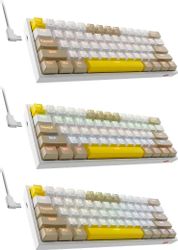 Клавиатура Redragon Fizz Pro, беспроводная, механическая, белый