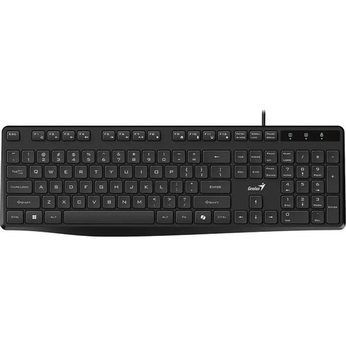 Клавиатура Genius KB-117S, проводная, USB, мембранная, черный [31300017402]