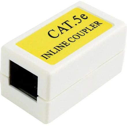 Адаптер A1 A1-LCPLU5E-1 проходн. RJ45 кат.5E бел.