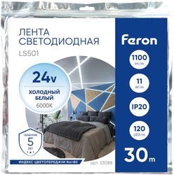 Светодиодная лента FERON LS501, 11Вт, 30м
