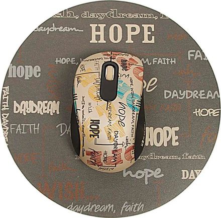 Мышь беспроводная G-Cube So Happy Together G7MH-6020H, радио, оптическая, USB, 1600dpi, желтый и черный