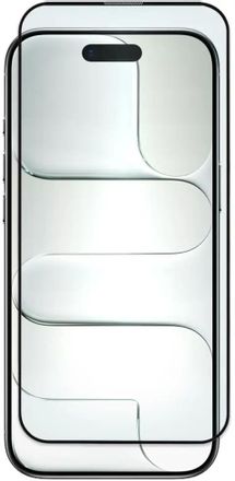 Защитное стекло для экрана ZIBELINO для Apple iPhone 17 Air антиблик, 3D, 1 шт, черный [ztg-3d-apl-17-air-blk]