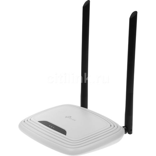 Wi-Fi роутер TP-LINK TL-WR841N, Wi-Fi 4, N300, 2.4ГГц, 4 LAN, белый