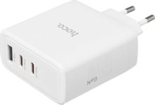 Изображение товара Сетевое зарядное устройство Hoco N30 Glory 25Вт USB-A и USB-C для быстрой зарядки Изображение товара Сетевое зарядное устройство Hoco N30 Glory 25Вт USB-A и USB-C для быстрой зарядки