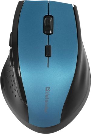 Мышь беспроводная Defender Accura MM-365, радио, оптическая, USB, 1600dpi, синий [52366]
