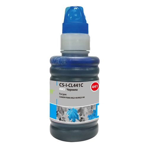 Чернила Cactus CS-I-CL441C, для Canon, 100мл, голубой