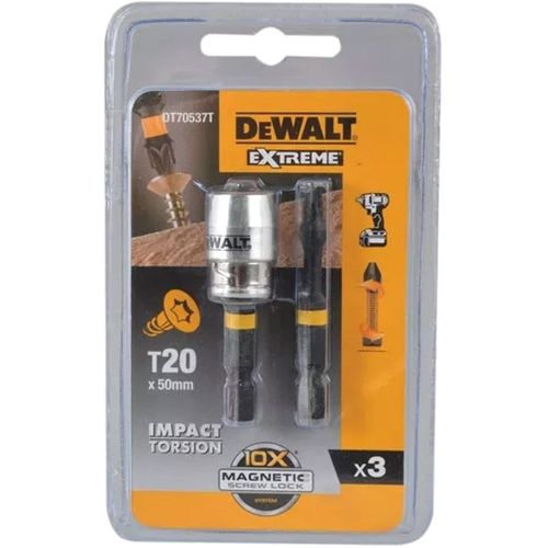 Набор бит DeWALT DT70537T-QZ, универсальное, 3шт — цена и наличие Набор бит DeWALT DT70537T-QZ, универсальное, 3шт
