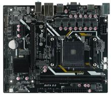 Изображение товара Материнская плата Afox B550 Soc-AM4 DDR4 mATX с VGA DVI HDMI и звуком AC`97