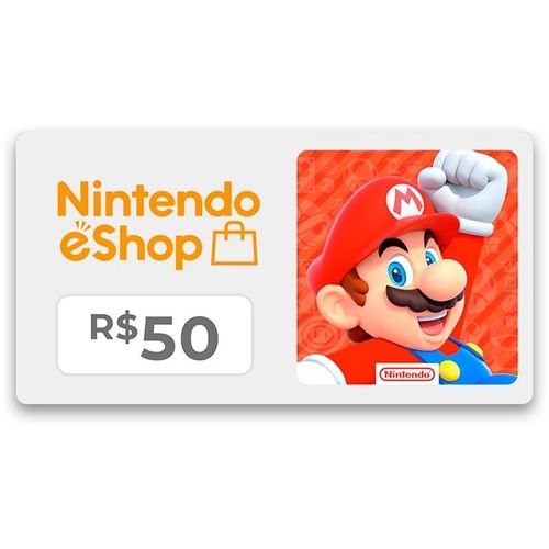 Пополнение игровой валюты Nintendo 50 BRL Brazil, регион: Бразилия