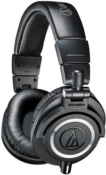 Наушники Audio-Technica ATH-M50X, 3.5 мм, мониторные, черный [15117007]