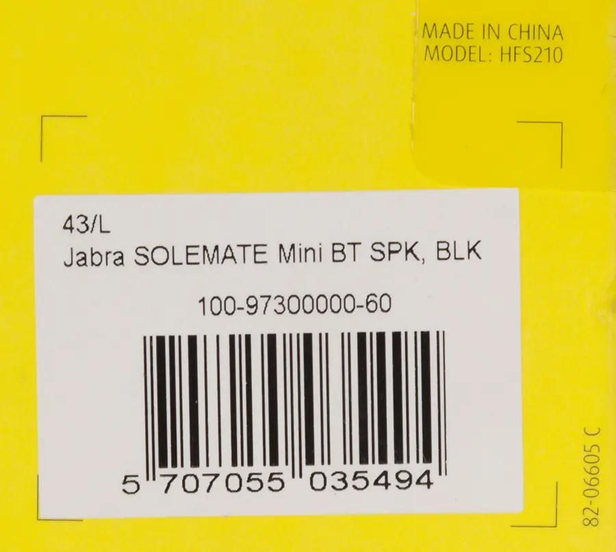 Bluetooth Jabra Solemate Mini 2.0 100 97300000