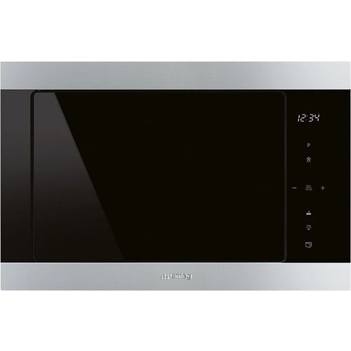 Встраиваемая микроволновая печь SMEG Classica FMI325X, 26л, 900Вт, нержавеющая сталь