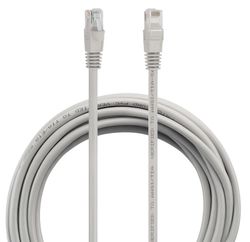 Патч-корд Buro UTP-5E-5M-G литой (molded), UTP, кат.5E, 5м, серый