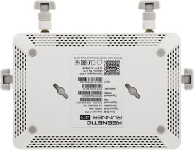 Wi-Fi роутер KEENETIC Runner 4G, N300, белый [kn-2211] – купить в Ситилинк  | 1900228