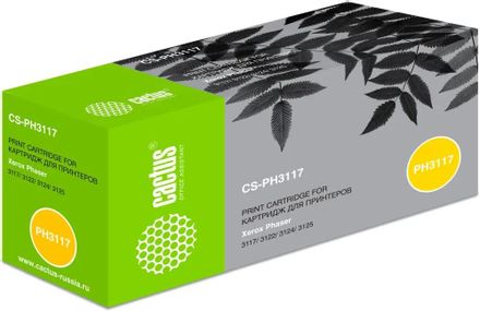 Картридж Cactus CS-PH3117, 106R01159, черный / CS-PH3117