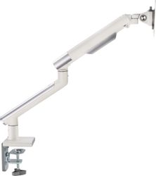 Кронштейн для мониторов ULTRAMOUNTS UM713W, до 32", до 9кг, крепление к столешнице, поворот и наклон, белый