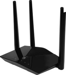 Wi-Fi роутер Netis NX10, Wi-Fi 6, AX1500, 3 LAN, черный