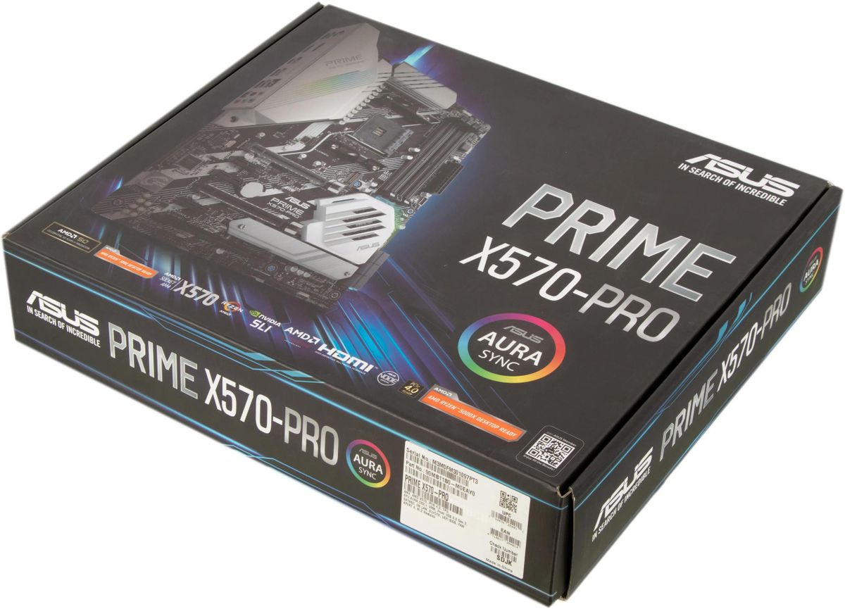 ASUS PRIME X570 PRO SocketAM4 AMD X570 ATX Ret 1160508