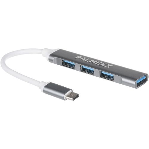 Хаб (разветвитель) PALMEXX PX/HUB-075, серый