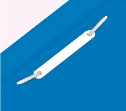Папка-скоросшиватель Бюрократ -PSL20BLUE, A4, пластик, синий