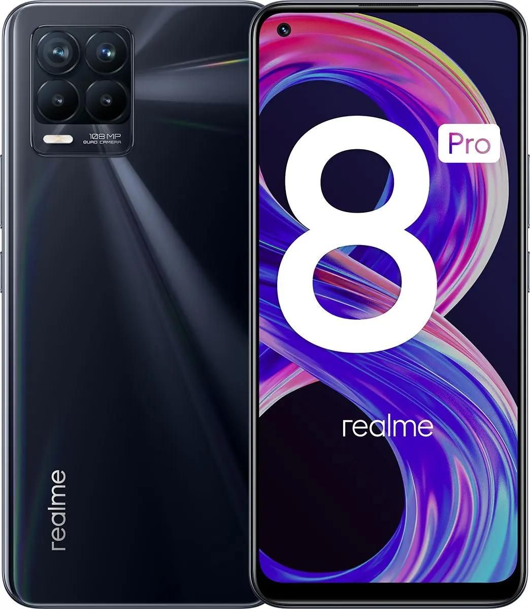 Ответы на вопросы о товаре смартфон REALME 8 Pro 6/128Gb, черный (1517190)  в интернет-магазине СИТИЛИНК