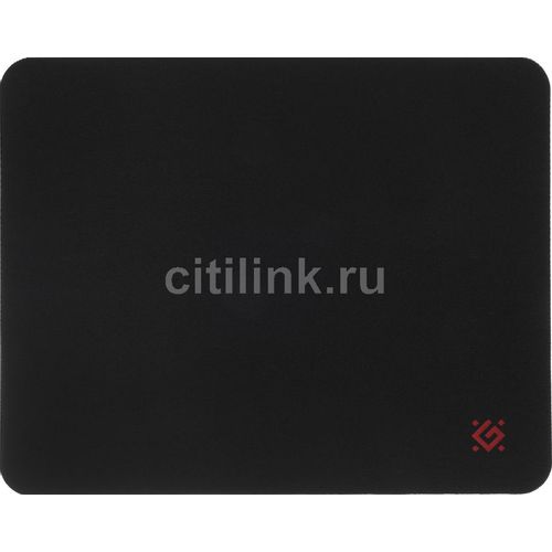 Коврик для мыши Defender Black One (S) черный, каучук + ткань, 250х200х2мм [50016]