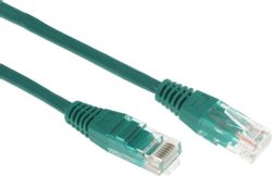 Патч-корд LanMaster UTP, вилка RJ-45, вилка RJ-45, кат.5E, ПВХ, 3м, зеленый