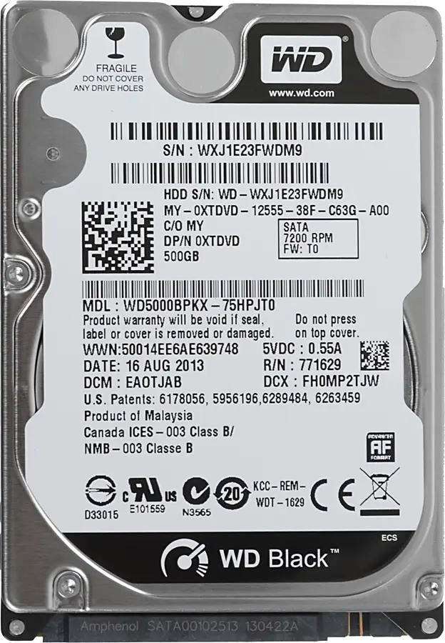 Wd black 500gb outlet