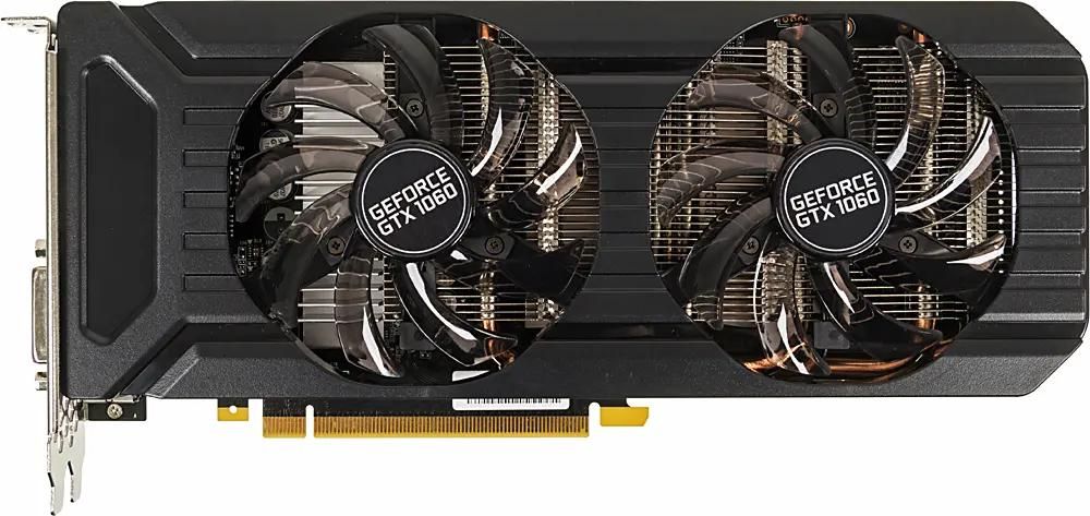 Palit NVIDIA GeForce GTX 1060 PA-GTX1060 DUAL 3G 3ГБ GDDR5, Ret