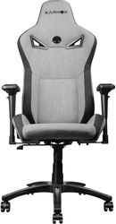 Кресло игровое KARNOX Legend Tr Fabric, ткань, до 135кг, светло-серый
