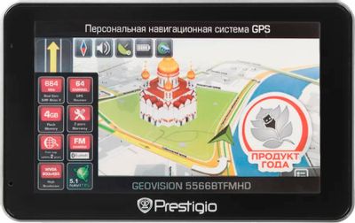 Навигатор Prestigio GeoVision 5566BTFMHD – купить в Ситилинк | 741394