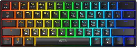 Клавиатура Oklick K713X, проводная, USB, механическая, черный