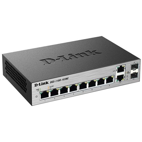Коммутатор D-Link DGS-1100-10/ME/A2A, управляемый, 10