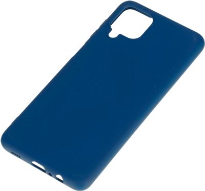 Чехол (клип-кейс) DF sOriginal-20, для Samsung Galaxy A12/M12, противоударный, синий [df soriginal-20 (blue)]