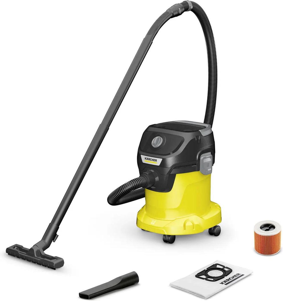 Отзывы на Строительный пылесос Karcher KWD 3 S V-15/4/20 LE, желтый, без  АКБ, без ЗУ [1.628-446.0] в интернет-магазине СИТИЛИНК (1976014)