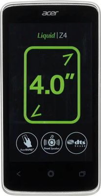 Смартфон Acer Liquid Z4 Z160, белый – купить в Ситилинк | 897516