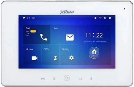 Видеодомофон Dahua DHI-VTH5221DW-S2, белый