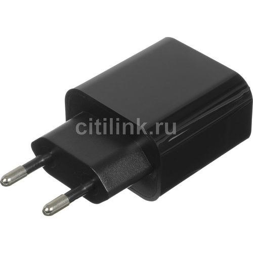 Сетевое зарядное устройство BORASCO 37264, 2xUSB-A, USB-C, 2.4A, черный
