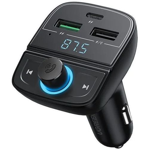 Автомобильное зарядное устройство UGREEN CD229, 2xUSB-A, USB-C, 31.5Вт, 3A, черный [80910]