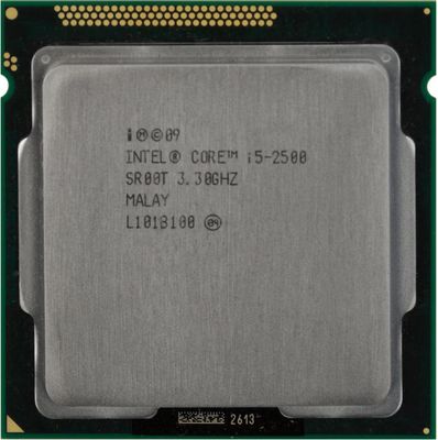 Процессор Intel Core i5 2500, LGA 1155,  OEM [cm8062300834203s r00t]