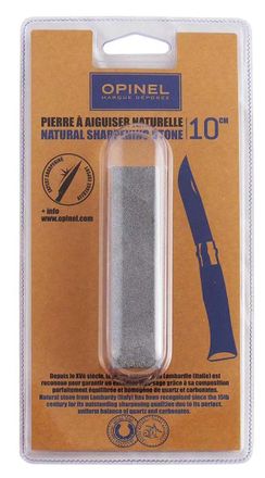 Точильный камень для перочных ножей OPINEL Natural Lombardy (001837) серый блистер